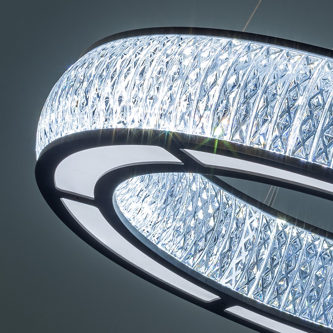 Frezia Light 1019 матт черная люстра подвесная 120139 - Вид №3