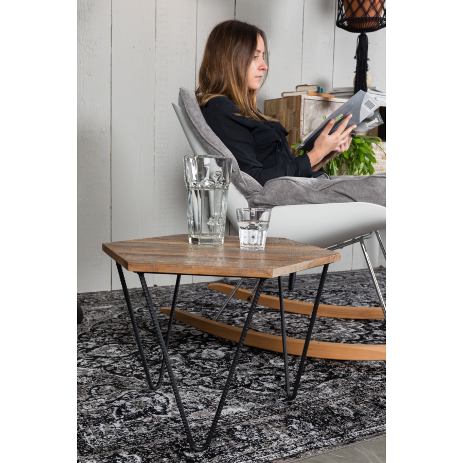 Ковер Chi 160x230 черный White Label Living 6000080 - Вид №6