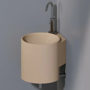 L315T0R1V1.131 Подвесная раковина настенная круглая A. e T. Italia IDEA бежевая