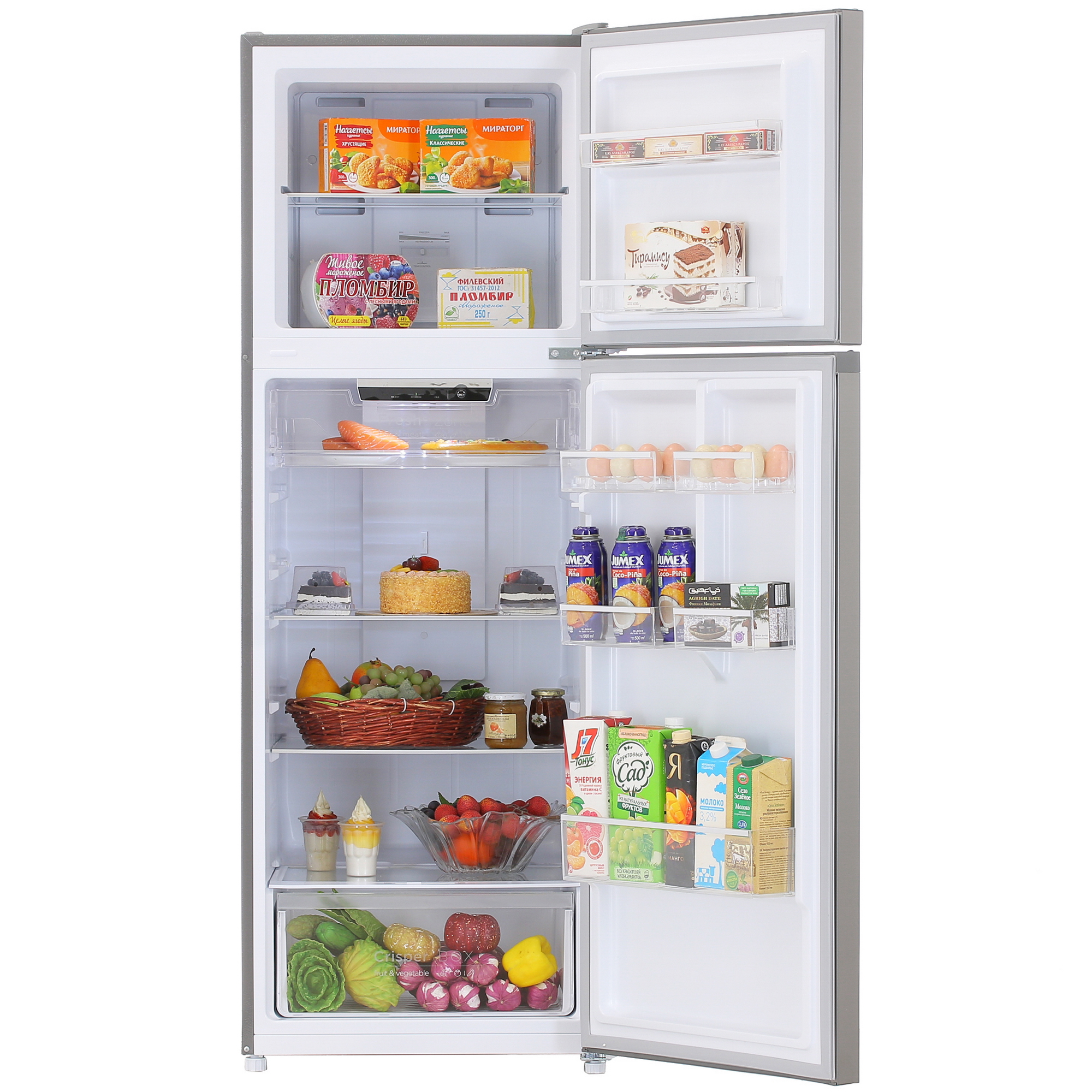 5098046 Холодильник с морозильником   DEXP T4-35AMG серебристый STDN-0058070 - Вид №5