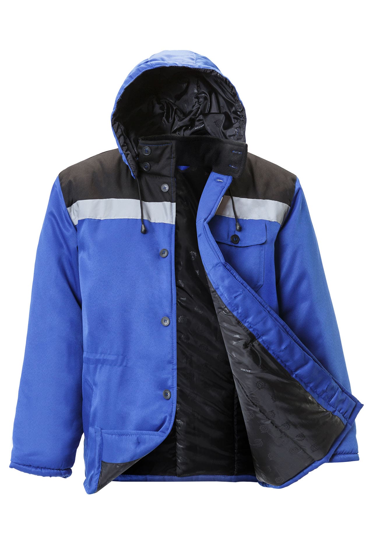 5034998 Костюм КОММУНАЛЬЩИК НЬЮ утепленный василек черный  Зимняя спецодежда  размер 48-50/170-176  - Вид №4