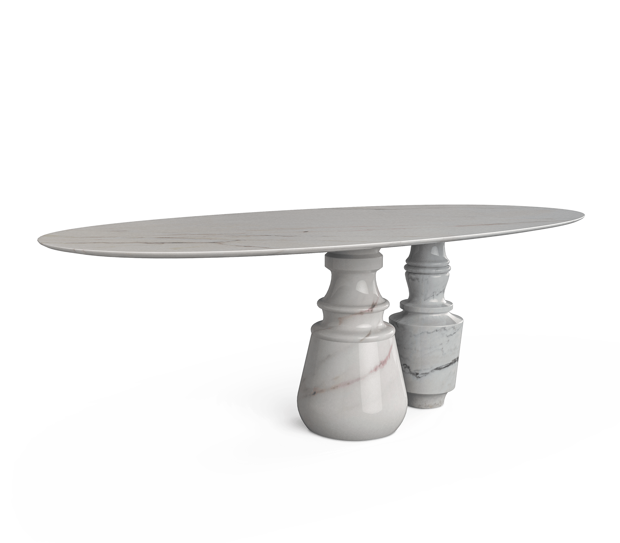 0-113 Овальный обеденный стол Pietra estremoz Boca Do Lobo 