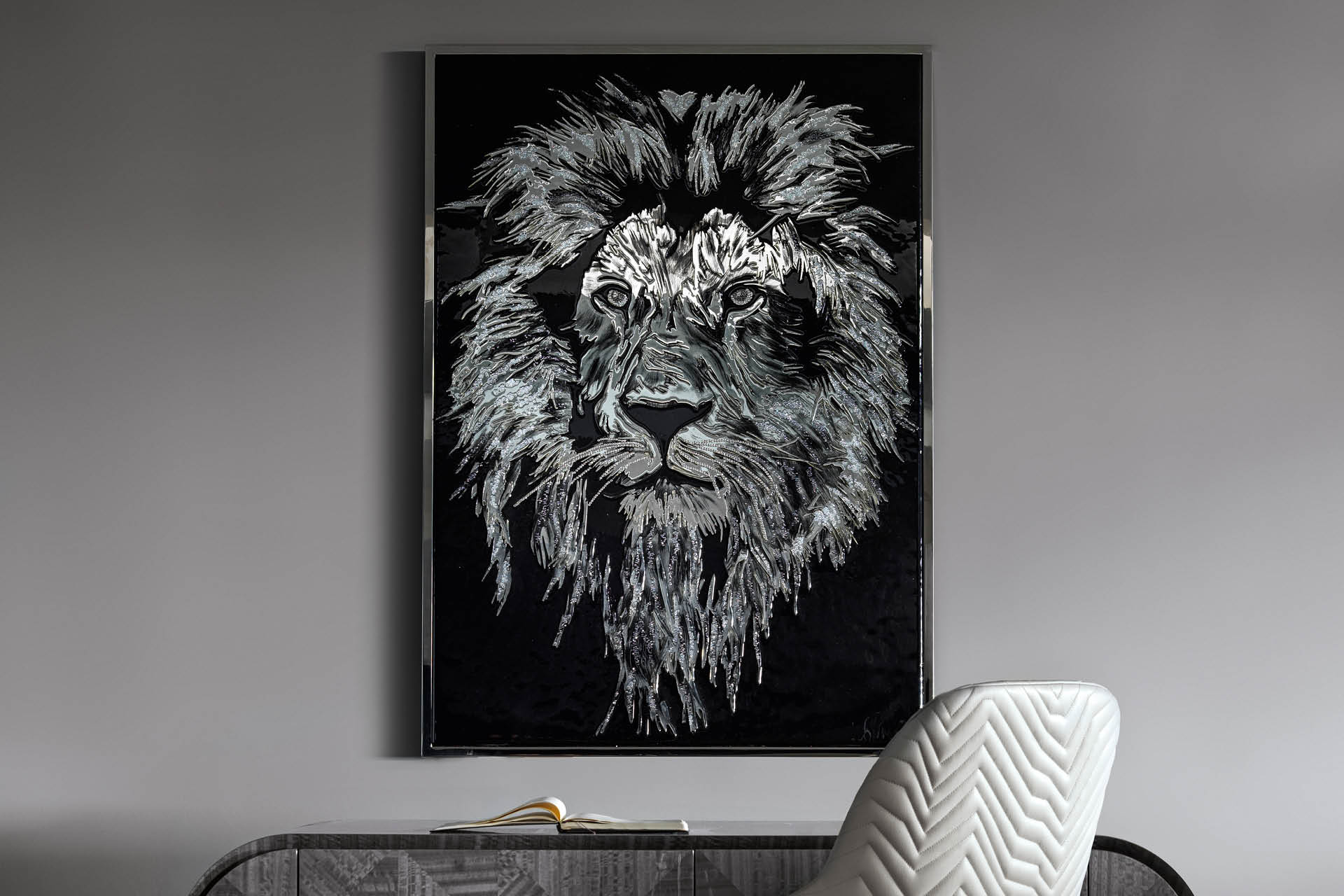 GRST55 Картина «Королевский лев» - giorgio collection Декор - Вид №1
