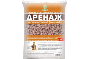 16763971 Керамзитный дренаж мелкая фракция, 1 л НА41 НОВ-АГРО