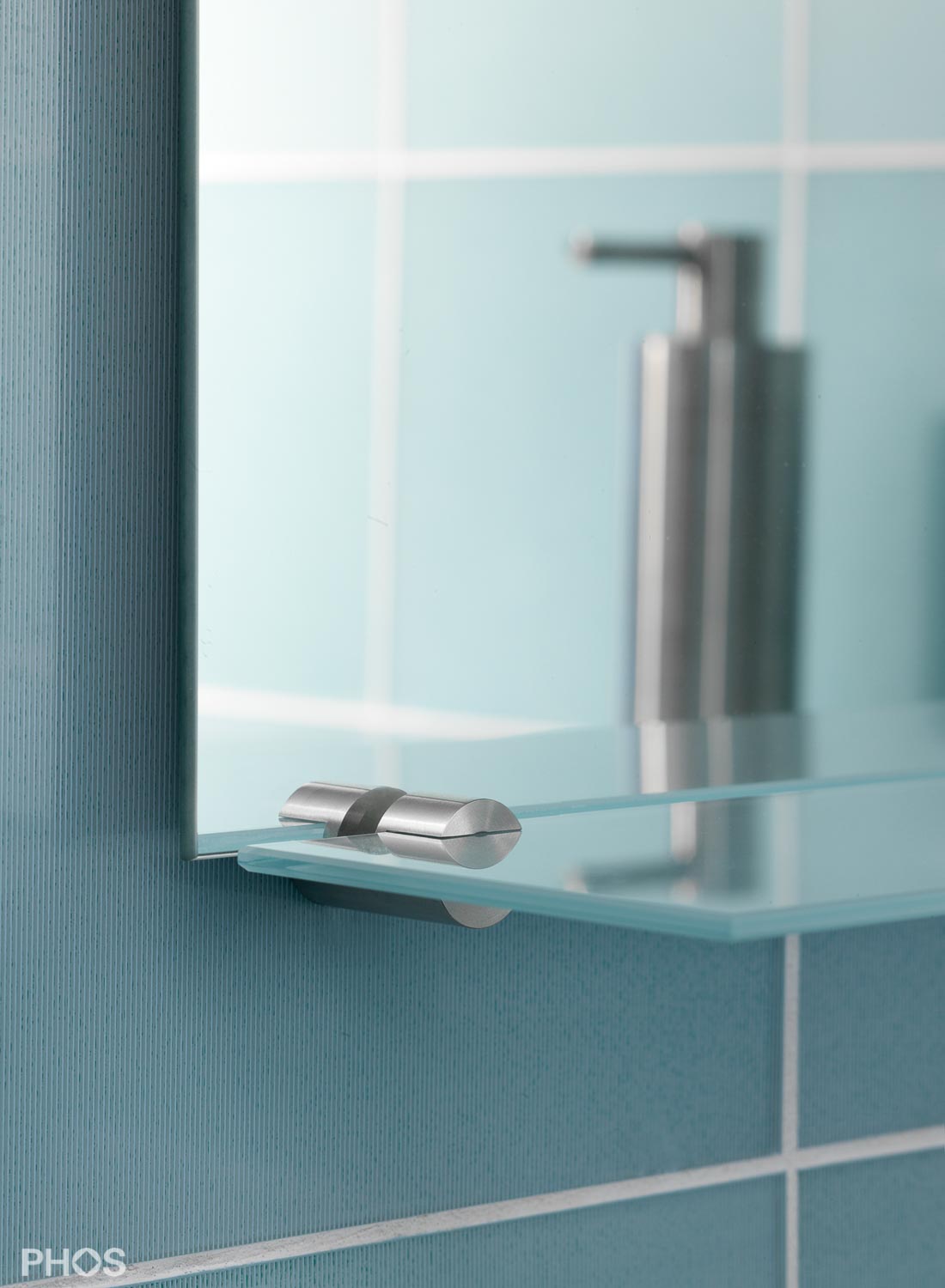 SPHGTE-Set Комплект зеркальных держателей для полок PHOS  - Вид №1