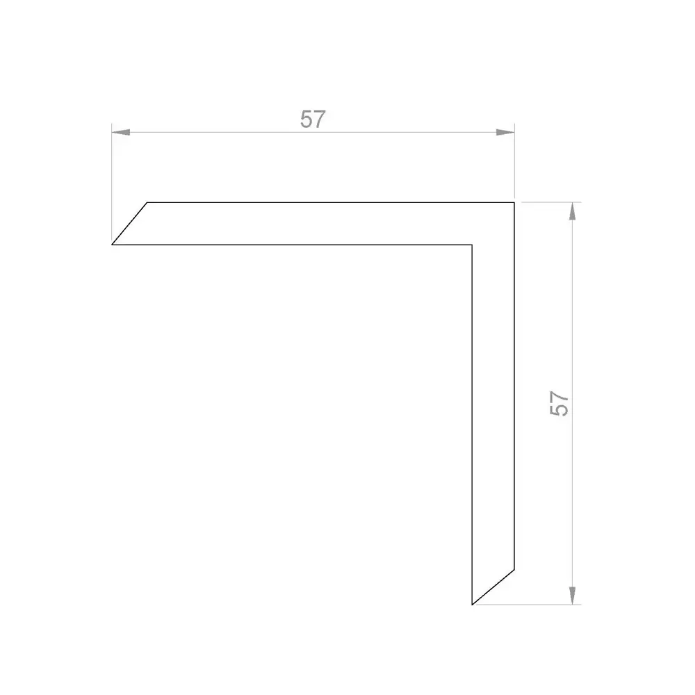 Уголок для террасной доски Nauticprime 57x57x3000 мм 89412796 STLM-2118504 Santreyd  - Вид №2