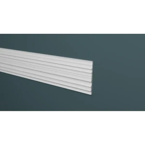 91540848 Стеновая панель 3D Decor-dizayn DD923 на стену, ударопрочный, под покраску, дюрополимер, белый, 2000x150x11.2 мм STLM-1436925