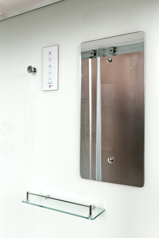 А102 L LED с кнопкой и гидромассажем Душевая кабина DETO Серия А D279S LED - Вид №18