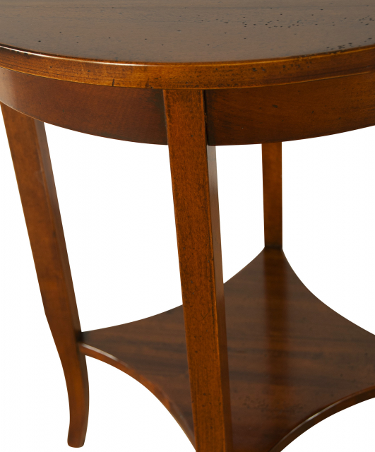 1698 Tifernoit Круглый журнальный столик с полкой Ingresso  - Вид №8