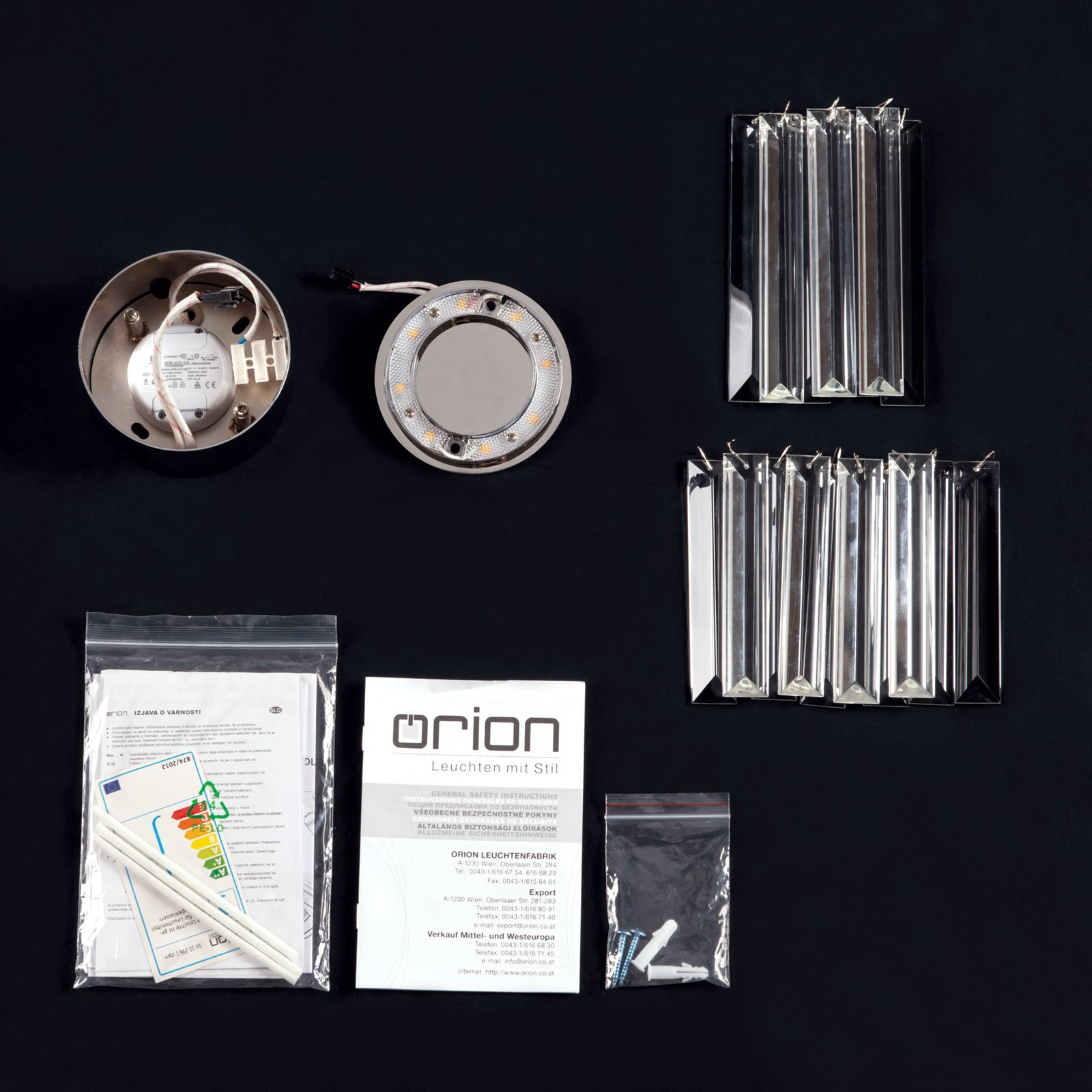 Кристалл светодиодный потолочный светильник Orion PRISM ARCH-00096259 - Вид №9