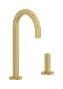 Смеситель для раковины на 2 отверстия WE ARE IB ei394on_3 Natural Brass Elio