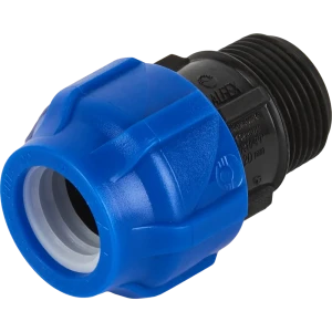 Муфта комбинированная ПНД Valfex 3/4"x20 мм НР 121001122120