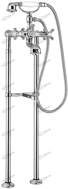 Fir Italia Смеситель для ванны с ручным душем на 2 отверстия Alison 33 3347972