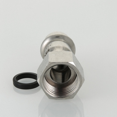 VTi.908.I.003507 Пресс-фитинг из нержавеющей стали с накидной гайкой Valtec 35 мм х 1 1/4"  - Вид №2