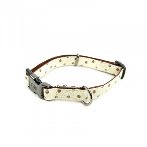 ПР0057037 Ошейник для собак Polka Dot 10х200-350мм светящийся в темноте Great&Small