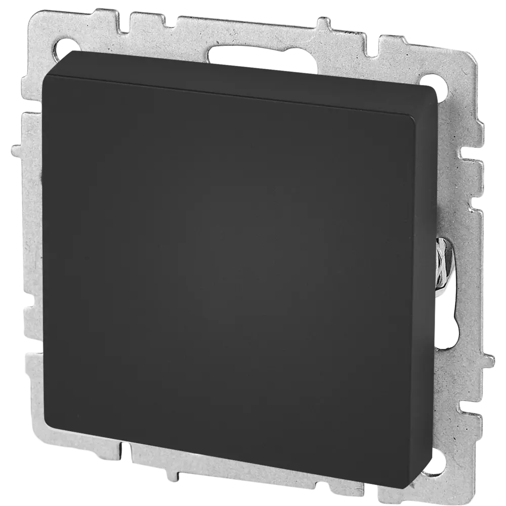 Выключатель IEK Brite графитовый матовый с самовозвратом 87761731 STLM-1110551