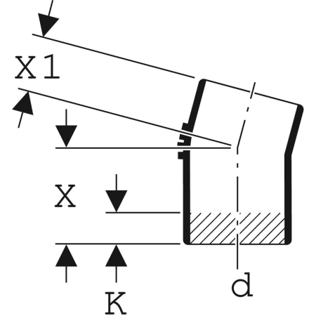 310.300.14.1 Отвод Geberit Silent-db20 Geberit  - Вид №9