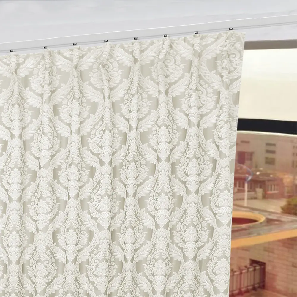 Штора на ленте «Монограм» 200х280 см цвет бежевый INSPIRE STLM-2190205 - Вид №2