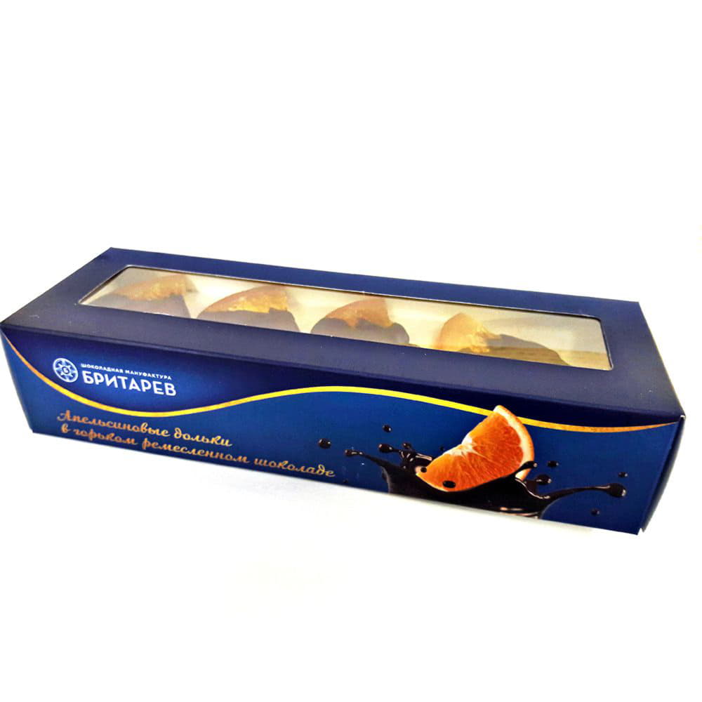 Апельсиновые дольки в ремесленном шоколаде БРИТАРЕВ Santreyd 2638