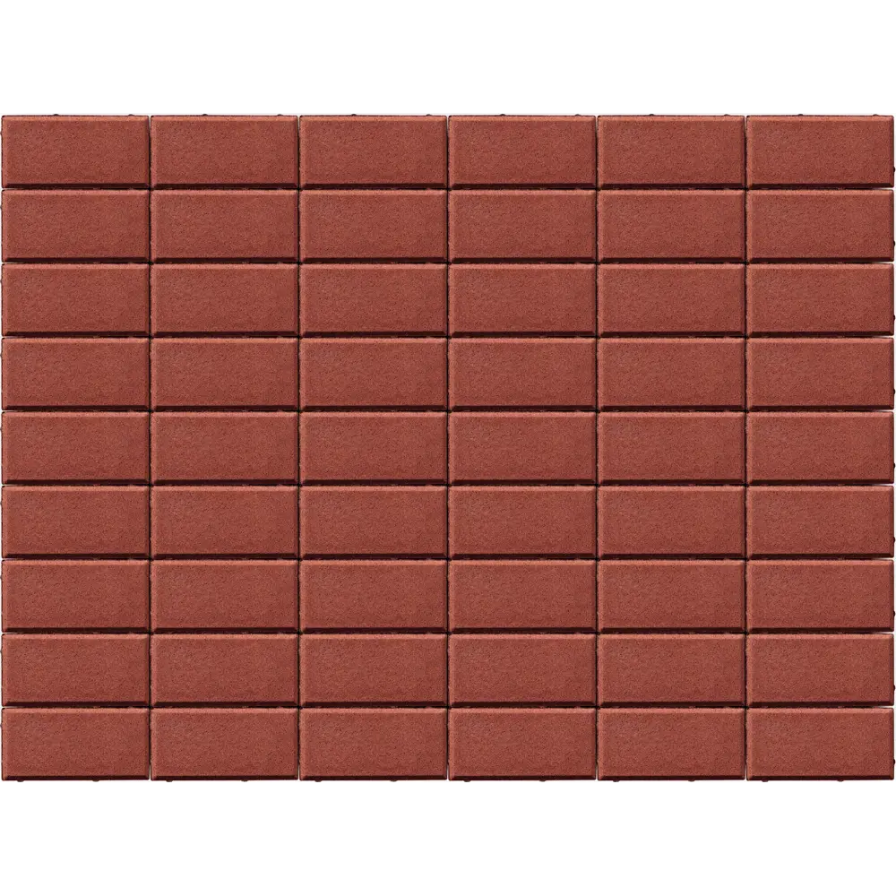 BRAER Плитка тротуарная красная 200x100 мм для садовых дорожек 82001771 STLM-0016933 - Вид №2