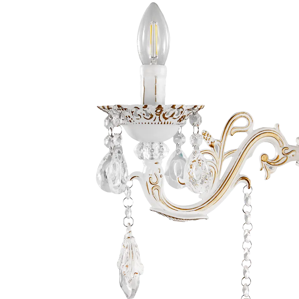 Люстра СЕМЬ ОГНЕЙ Эветта - элегантное освещение с хрустальными подвесками 85242585 STLM-0060363 - Вид №6