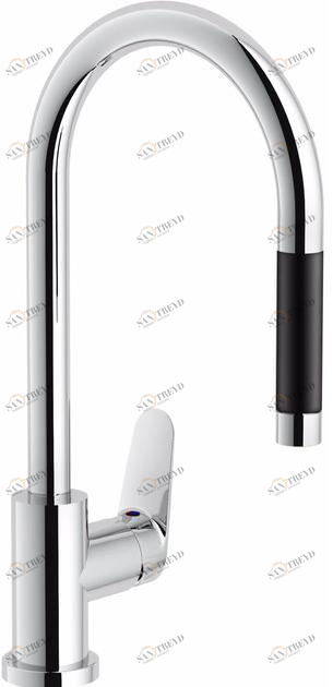 Nobili Rubinetterie Смеситель для кухни с вытяжным душем Blues Bs101137/1cr