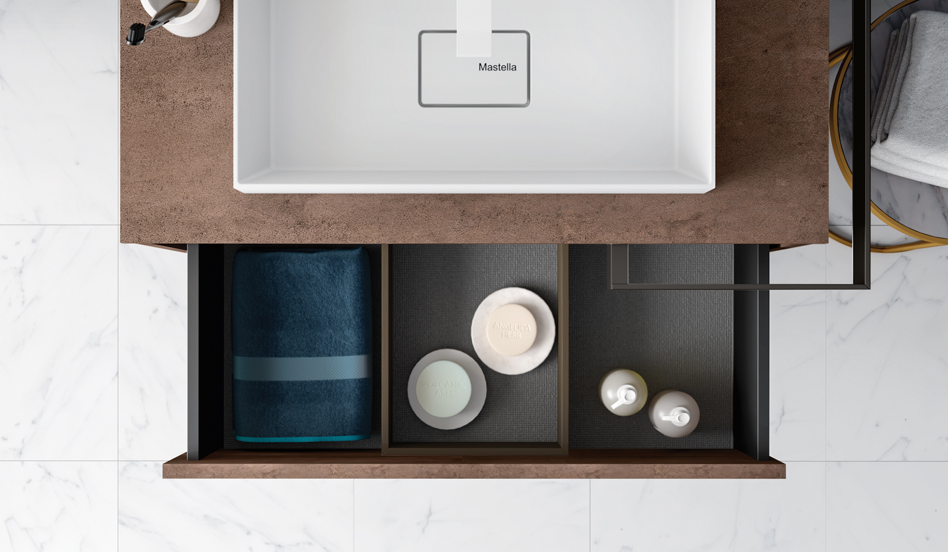 Smart.46 – 02 Mastella  Smart.46  Комплект мебели для ванной  - Вид №2