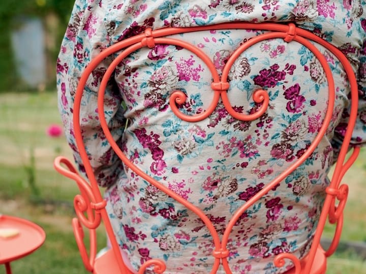 Стальной садовый стул с подлокотниками Fermob 1900 ARCH-00117543 - Вид №6