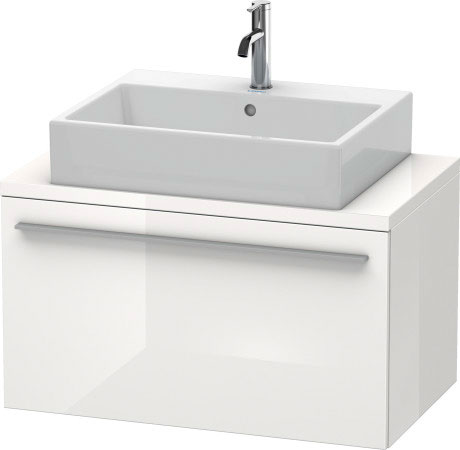 XL540202222 Тумбочка для компактной консоли X-Large #XL5402 800 x 478 мм Белый глянцевый декор Duravit - Вид №2
