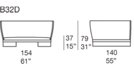Ткань сад диван Paola Lenti Ami ARCH-00087453 - Вид №2