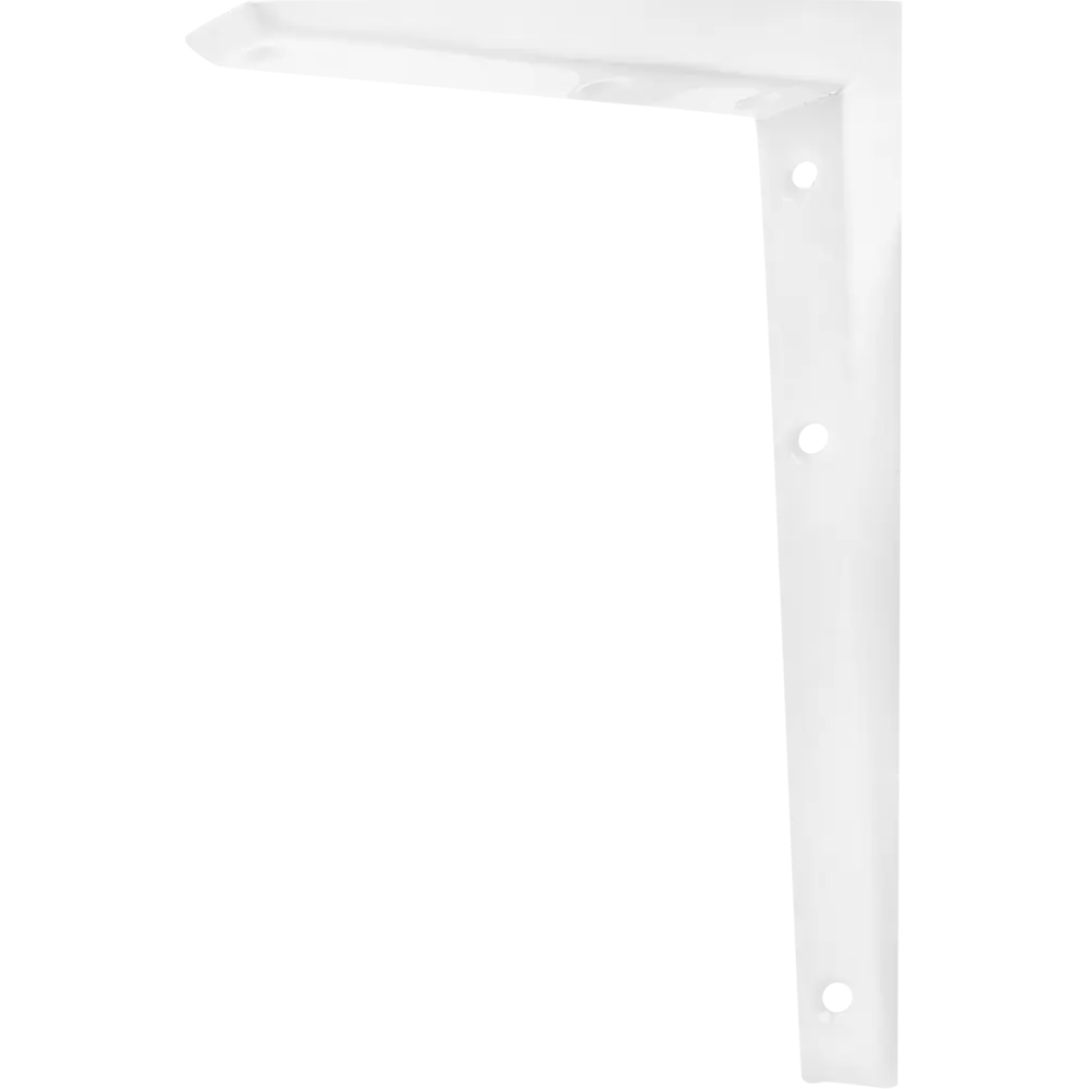 Кронштейн для полки Larvij Митр 25x25 см цвет белый нагрузка до 30 кг STLM-2040605
