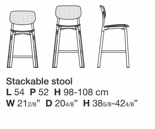Табурет Kristalia дуршлаг ARCH-00056990 - Вид №4