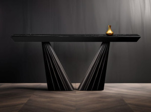 Прямоугольная мраморная консоль