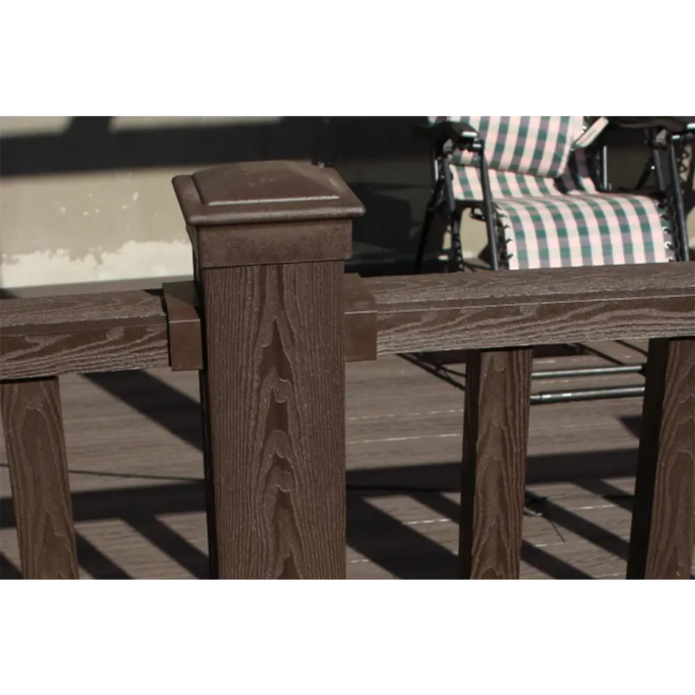 89357801 Перила прямоугольные ДПК 45x92x3000 мм венге STLM-1012914 NAUTICPRIME  - Вид №2