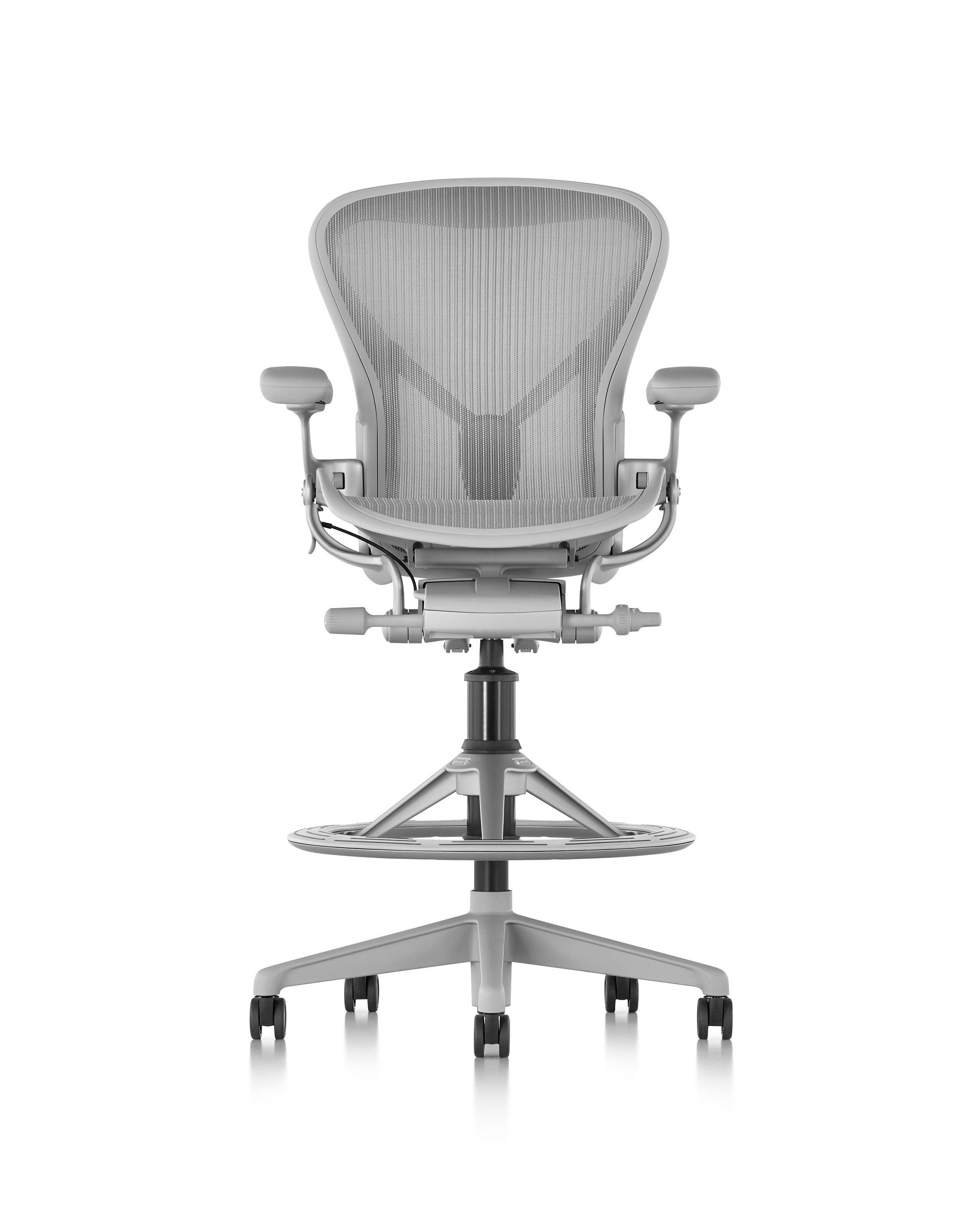 5 спиц поворотный офисный стул с подлокотниками Herman Miller Aeron ARCH-00029451 - Вид №51