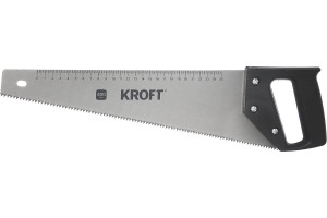 15739990 Ножовка по дереву, пластиковая рукоятка, 400 мм 200140 KROFT