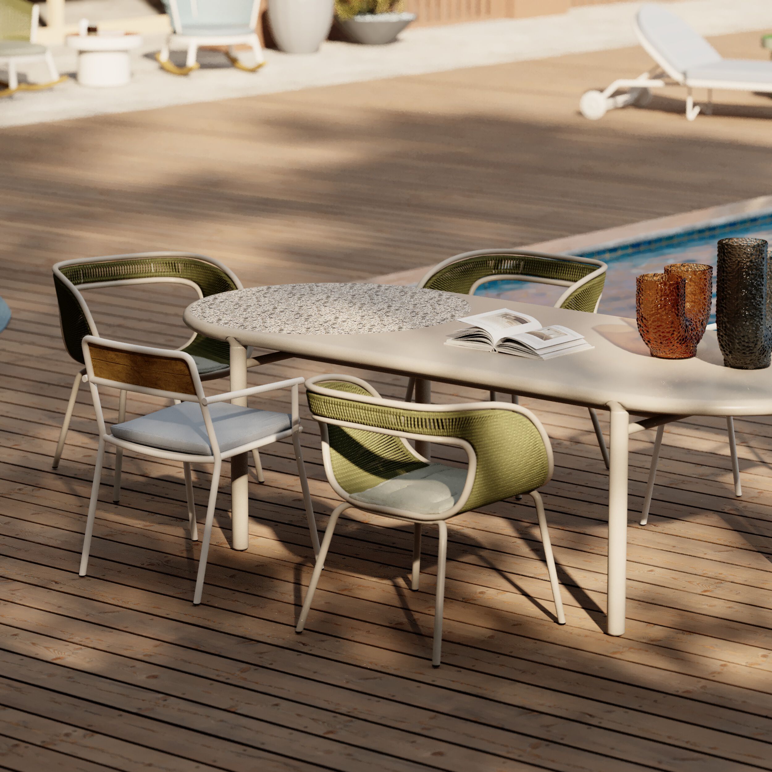 Алюминиевый садовый стол YAAZ Barla ARCH-00053728 - Вид №2