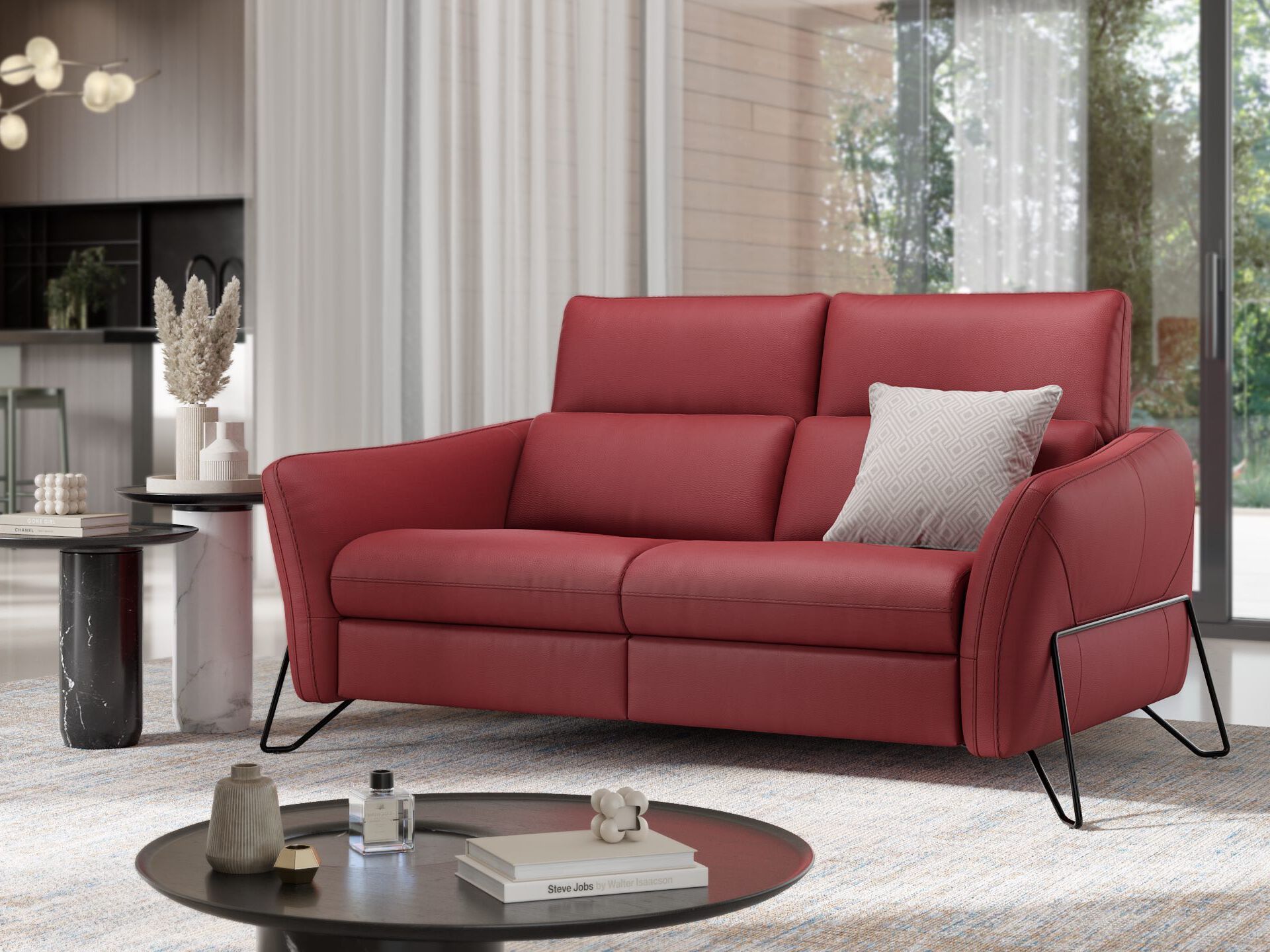 2-местный кожаный диван Sofanella Linares ARCH-00065585 - Вид №3