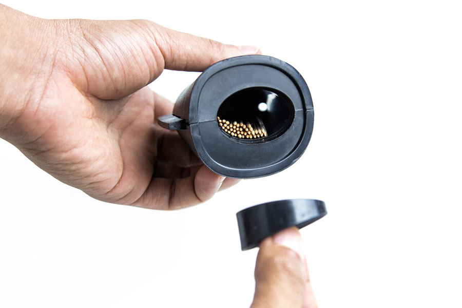 QL10295-BK Держатель для зубочисток unicorn, черный Qualy  - Вид №4