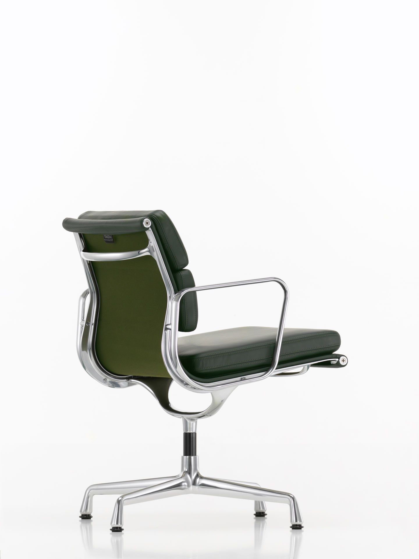 Кожаный спиц поворотный стул с подлокотниками VITRA Eames Soft Pad Group ARCH-00078216 - Вид №35