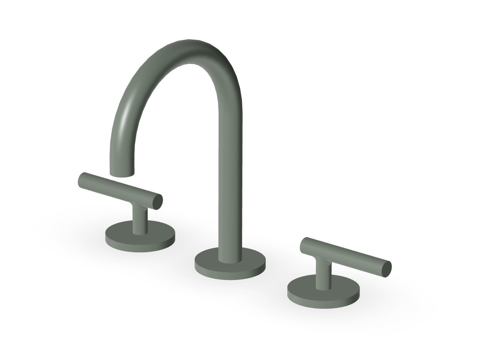 Смеситель для раковины с 3 отверстиями без слива Zucchetti Pan S ARCH-00069170 - Вид №14