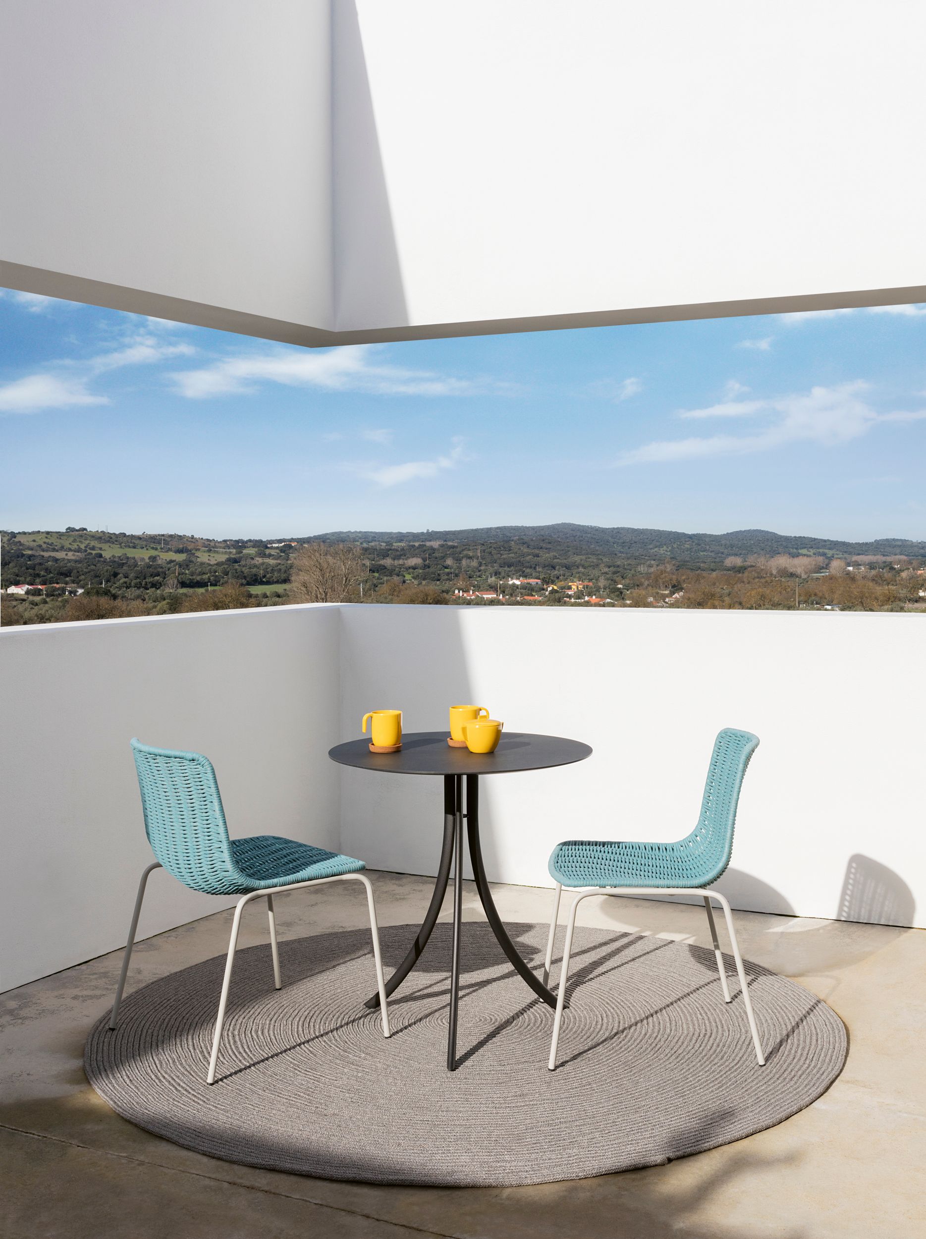 Веревочный штабелируемый садовый стул EXPORMIM Lapala ARCH-00002771 - Вид №1