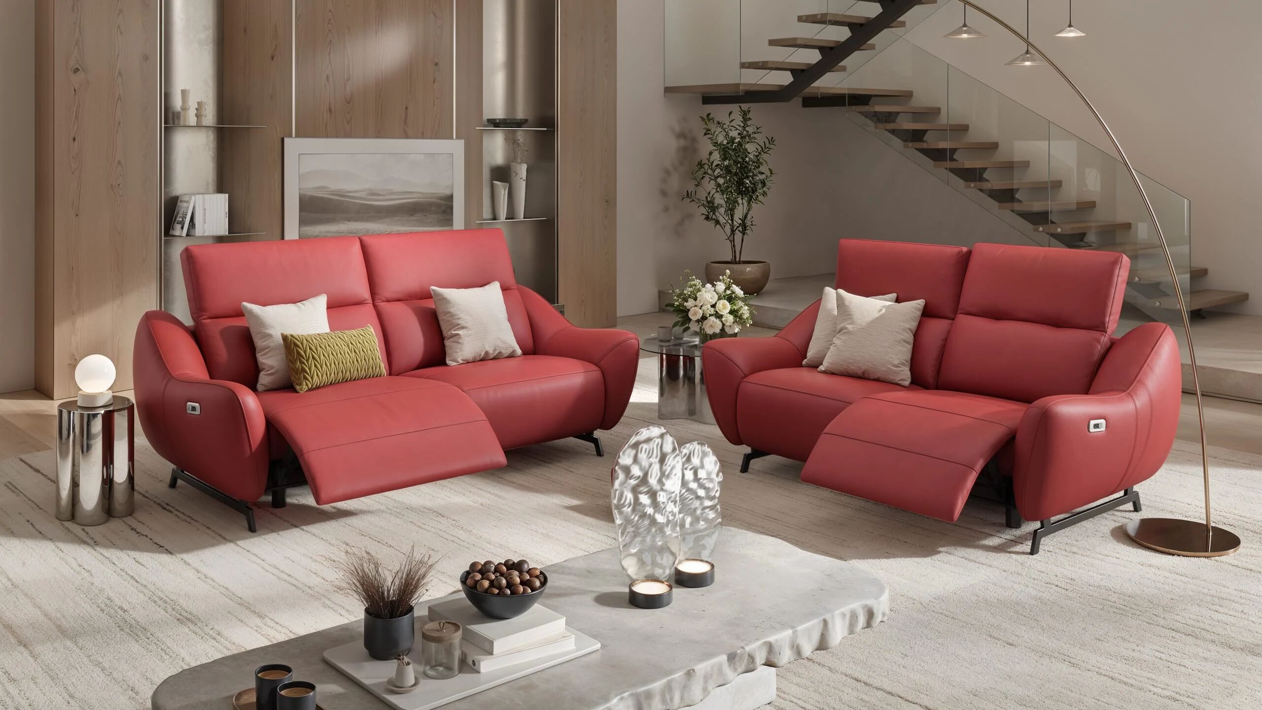 2-местный кожаный диван Sofanella ARCH-00063605 - Вид №6