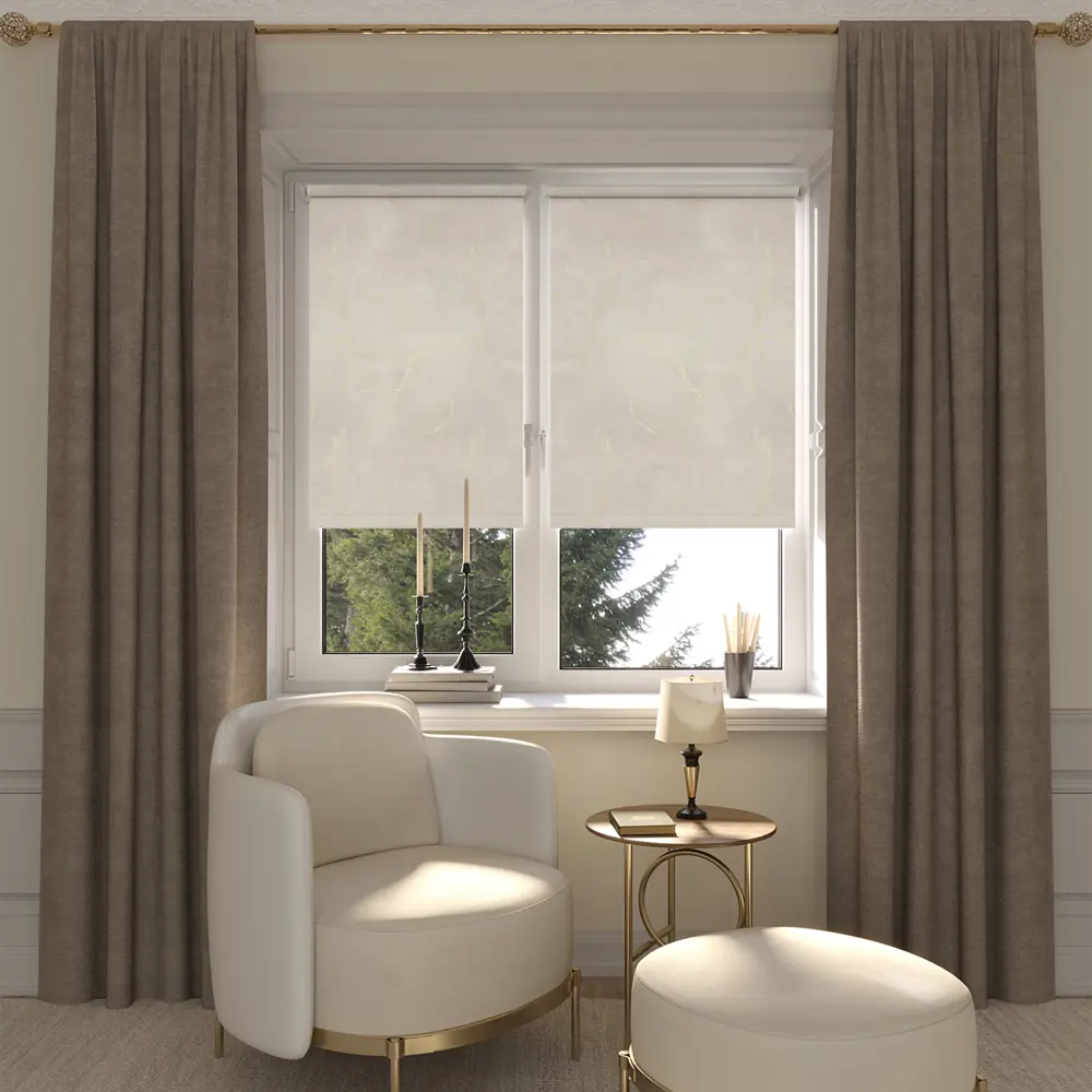 Штора рулонная Фавор 180x175 см бежевая 84556907 STLM-2067961 DOMLEGRAND - Вид №3