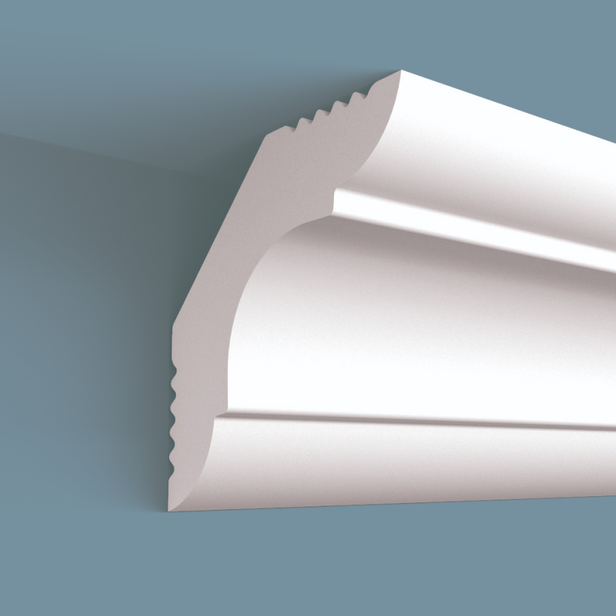 Плинтус потолочный Плинтэкс E 40/40 (100 шт) STSR-2116 