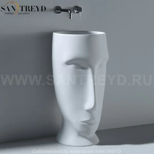 474030 Напольная раковина стоящая круглая Kerasan Artwork