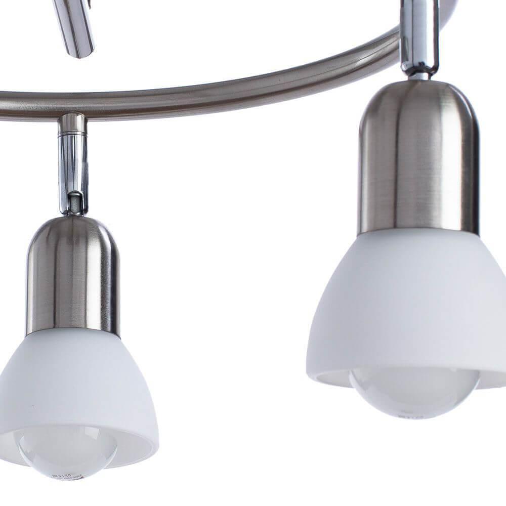 Спот потолочный белый с 3 плафонами Arte Lamp A3115PL-3SS ARTE LAMP A3115 00-3924043 Белый  - Вид №3