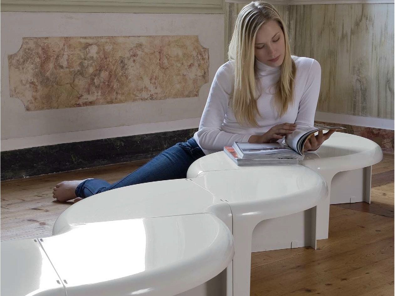 Журнальный столик из АБС-пластика B-LINE 4/4 ARCH-00026705 - Вид №2