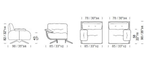 Кожаный угловой диван