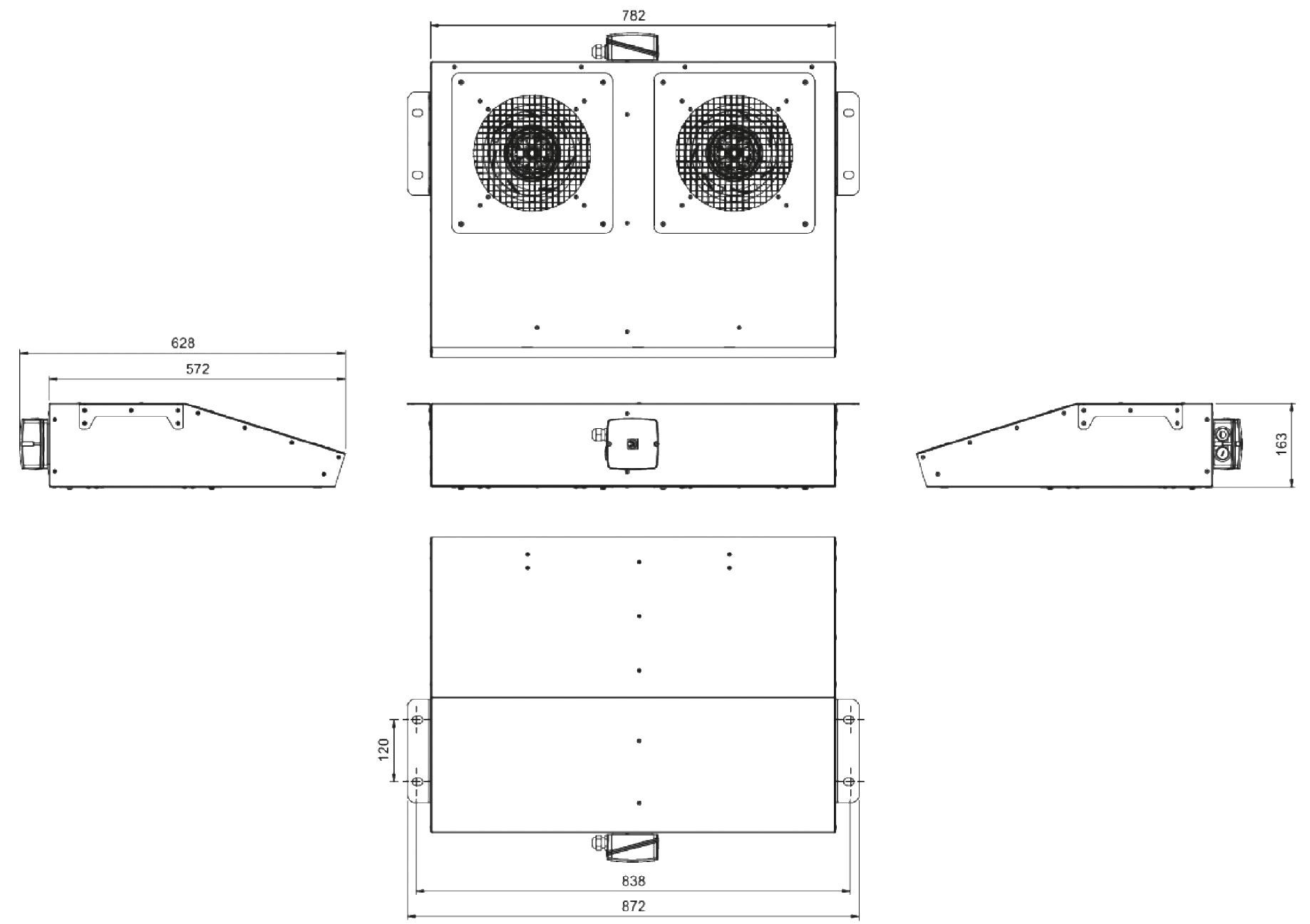 Индукционный вентилятор S&P Italia IFAB-IFEB ARCH-00059089 - Вид №3